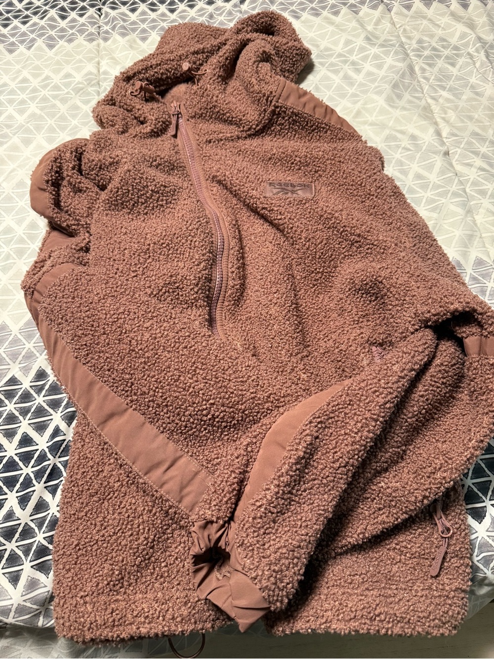 Reebok Women's Teddy Sherpa Jacket in Brown
